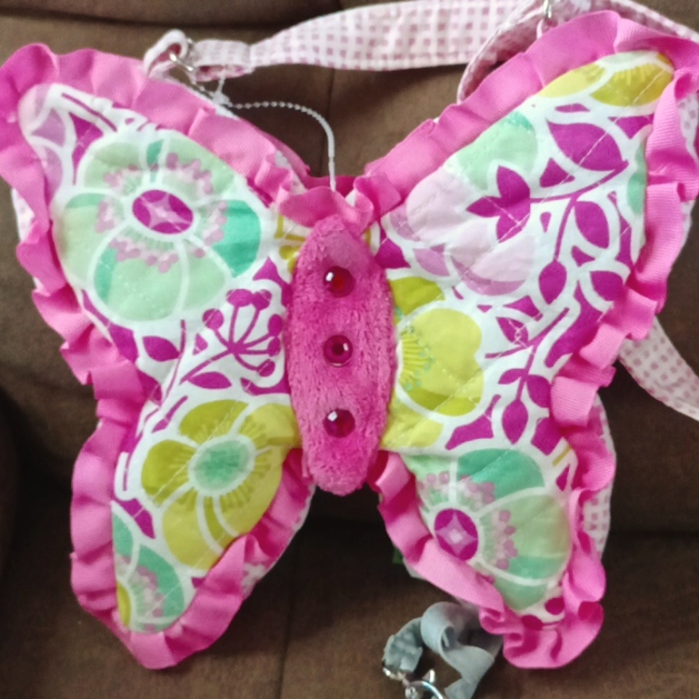 Sassy Pet Saks Butterfly Purse & wristlet Vintage - Picture 2 of 7
